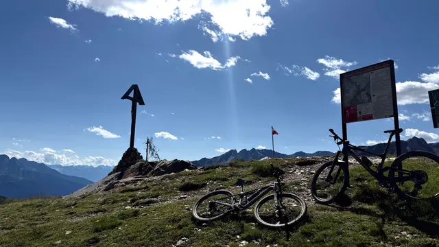 Mountain bike alla Via Ferrata degli Alpini al Montozzo